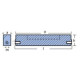 Bar For Engines 60-300hp - original part number: 5007089 - 433580 - 00918 - Tecnoseal
